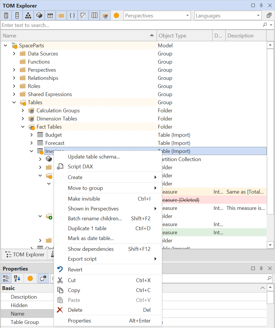 Tom Explorer Interaction